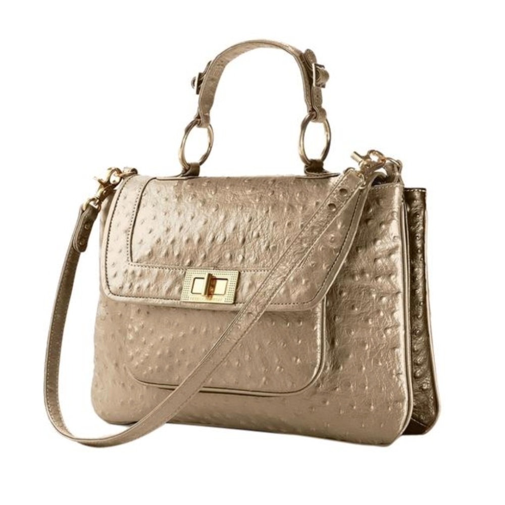 Rebecca Minkoff Covet Ostrich Satchel